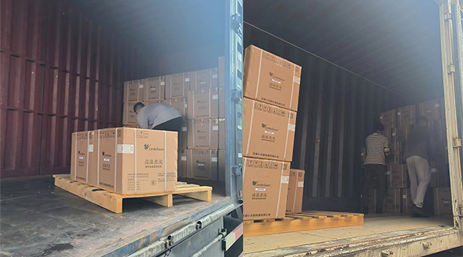 拼速度、高效率地完成國內(nèi)某知名品牌迷你洗衣機發(fā)貨