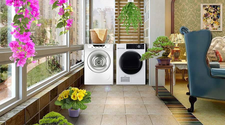 家居陽臺晾曬衣物不干怎么辦，衣物烘干機來解決！