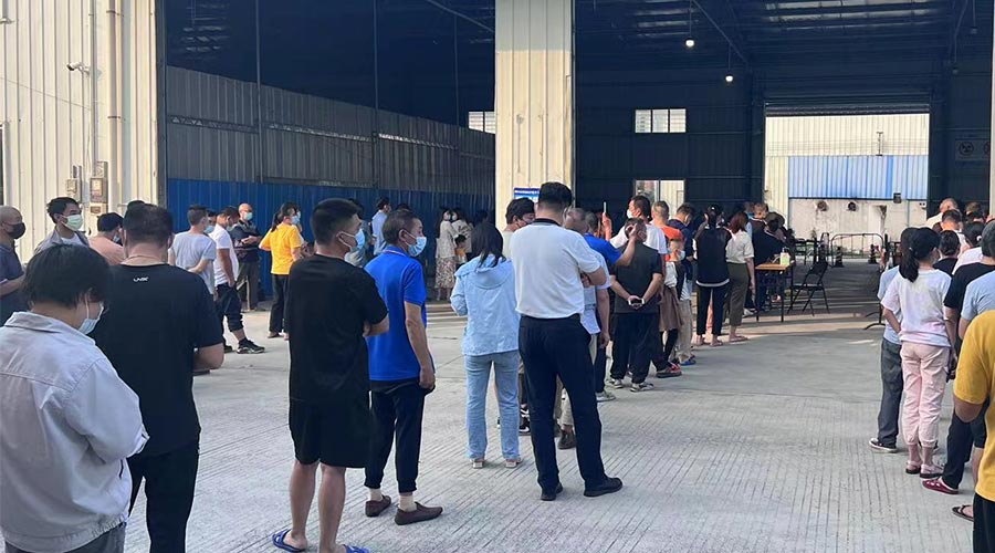 支援防疫是責(zé)任！金環(huán)電器助力鶴山核酸檢測