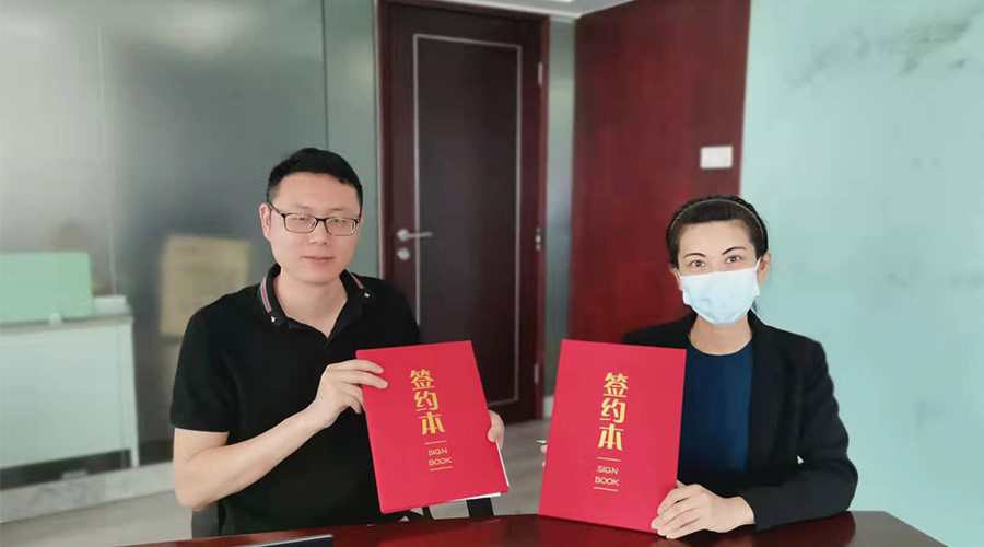 祝賀！金環(huán)電器與寧波某品牌電商客戶再次合作，簽約成功！